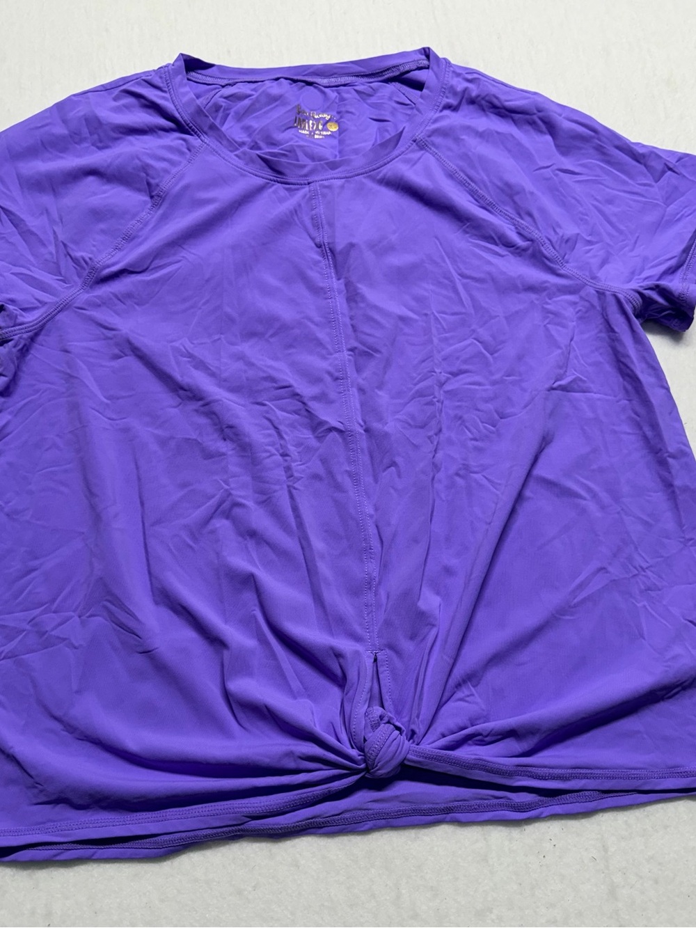 Lilly Pulitzer Luxletic Kieran Purple Short Sleeve Tee XL